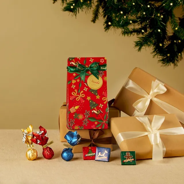 venchi-confezione-regalo-natale-cioccolatini-assortiti-170-g image 1