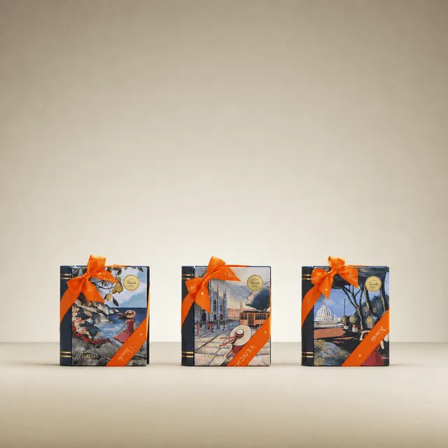 venchi-set-libreria-di-cioccolato-3-mini-libri-364-g image 1