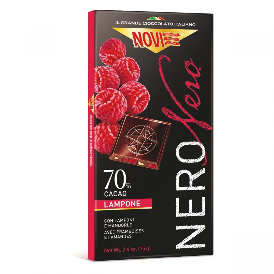 novi-nero-nero-lamponi-e-mandorle-tavoletta-75g image 1