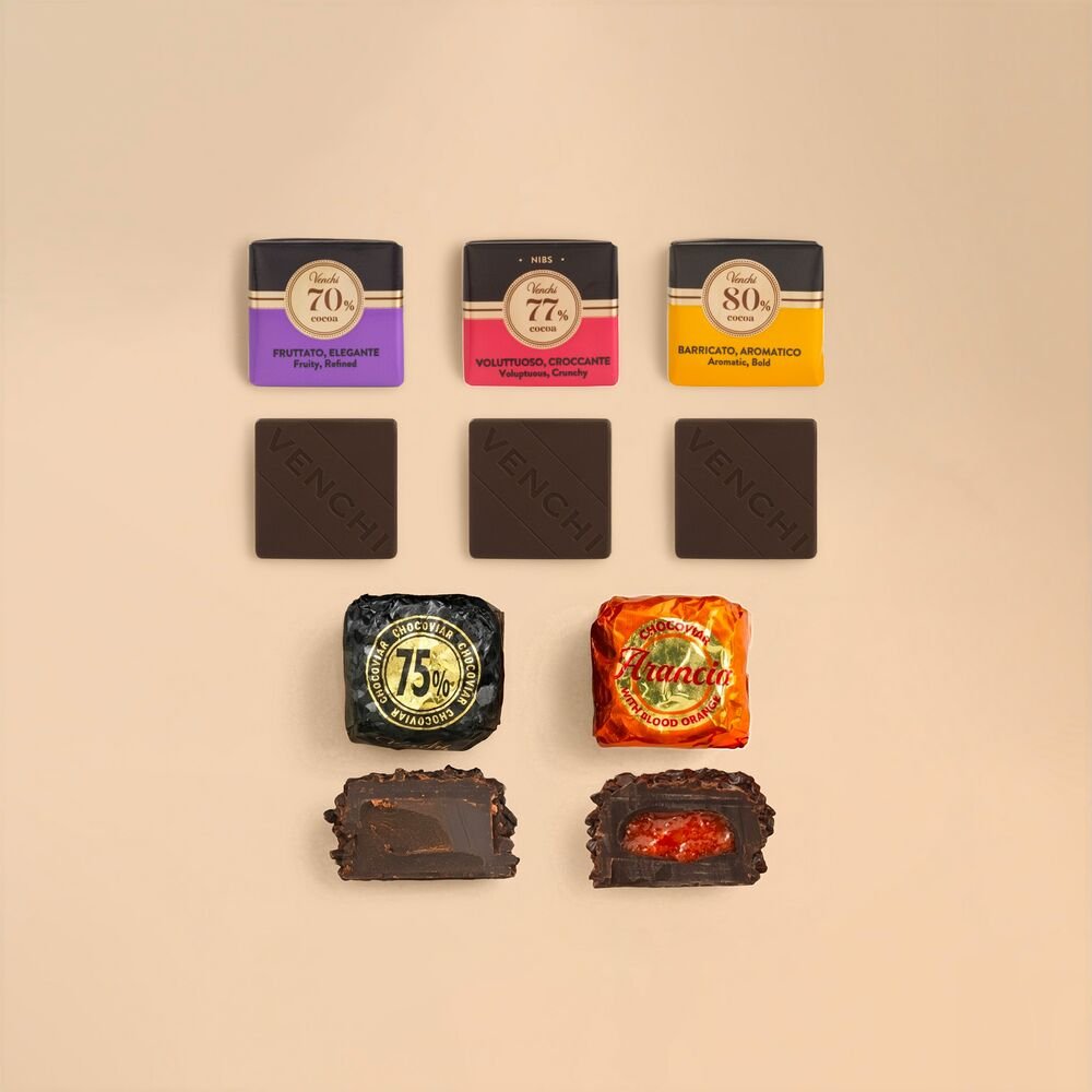 venchi-set-degustazione-cioccolatini-fondenti-490-g-chocoviar image 1