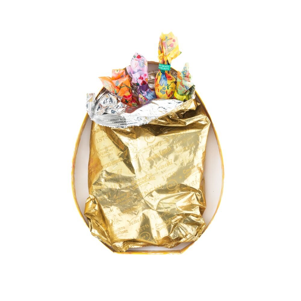 venchi-confezione-regalo-uovo-giallo-con-ovetti-assortiti image 3