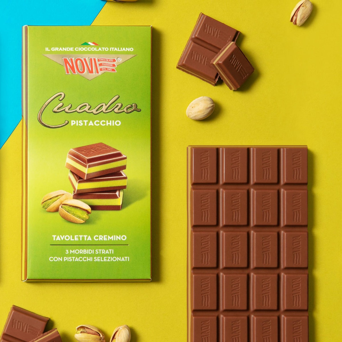 novi-tavoletta-cuadro-pistacchio-cremino-gianduia-110g image 2