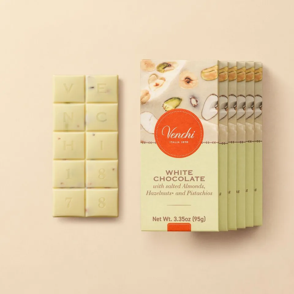 venchi-tavoletta-white-salted-nuts-set-6-pezzi-570-g image 1