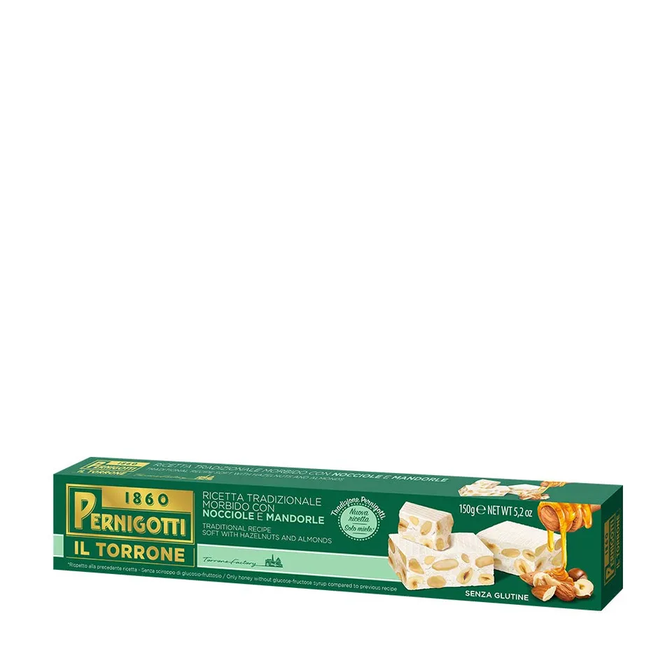 pernigotti-torrone-morbido-nocciola-e-mandorla-16-x-150-gr image 1