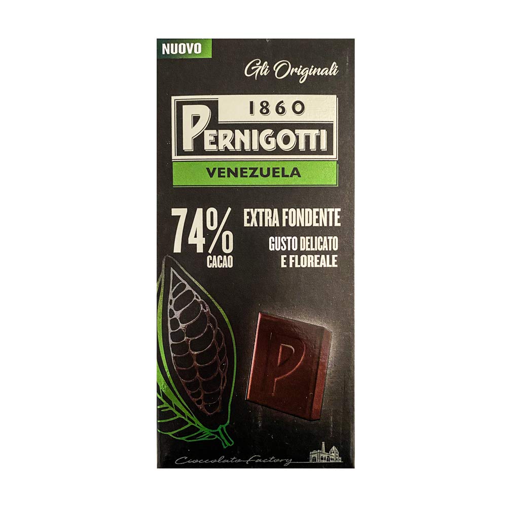 pernigotti-tavoletta-venezuela-cioccolato-extra-fondente-74-monorigine-24-x-90-g image 1