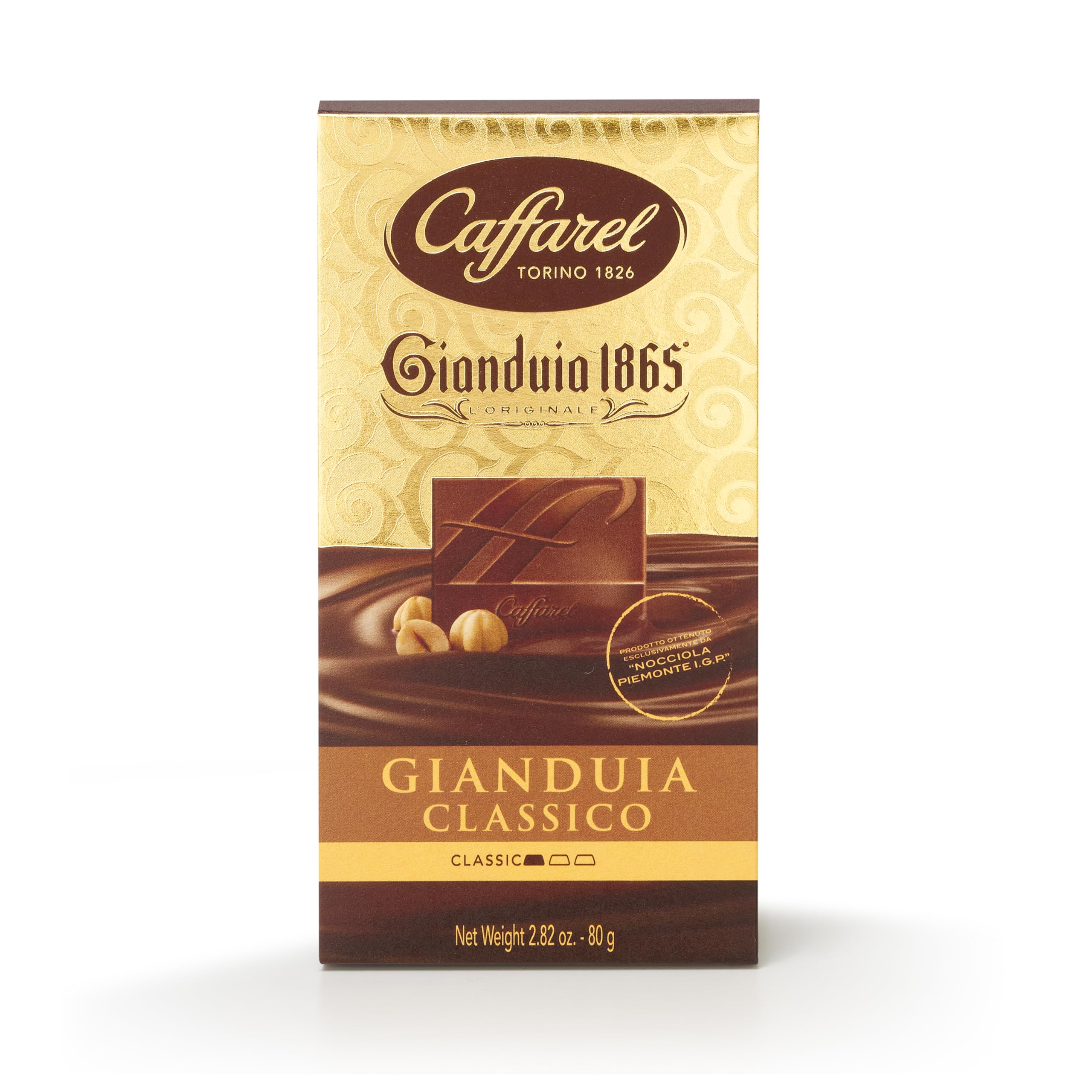 caffarel-gianduia-1865-tavoletta-cioccolato-gianduia-classica-80g image 1
