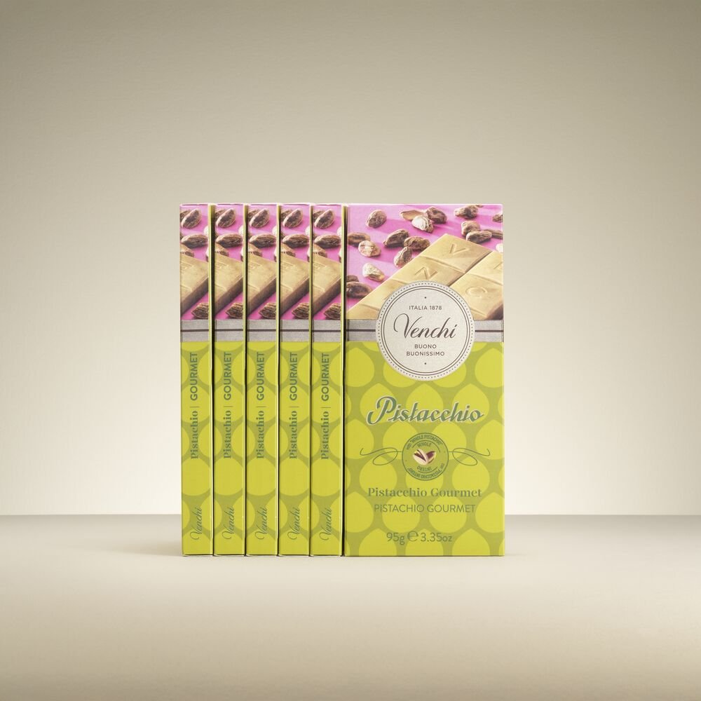 venchi-granblend-set-6-tavolette-pistacchio-croccante-570-g image 1