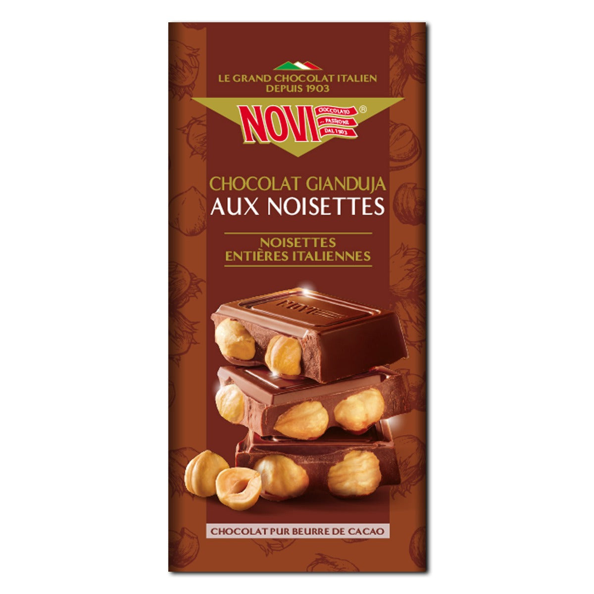 novi-nocciolato-tavoletta-gianduia-con-nocciole-intere-130g image 1