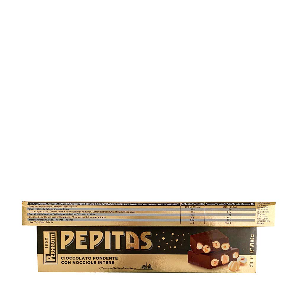 pernigotti-torrone-pepitas-fondente-con-nocciole-intere-12-x-250-gr image 2
