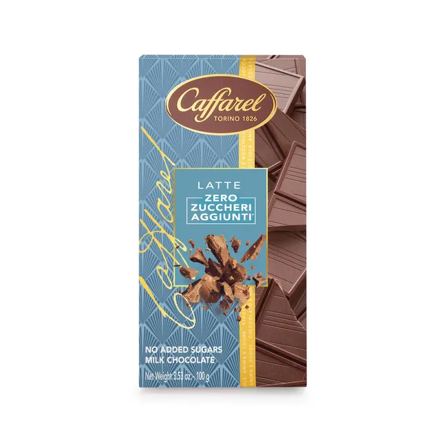 caffarel-tavoletta-al-latte-senza-zucchero-100g image 1