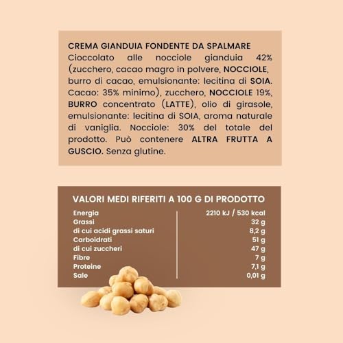 pernigotti-crema-spalmabile-gianduia-nero-fondente-30-nocciola-330-g image 8
