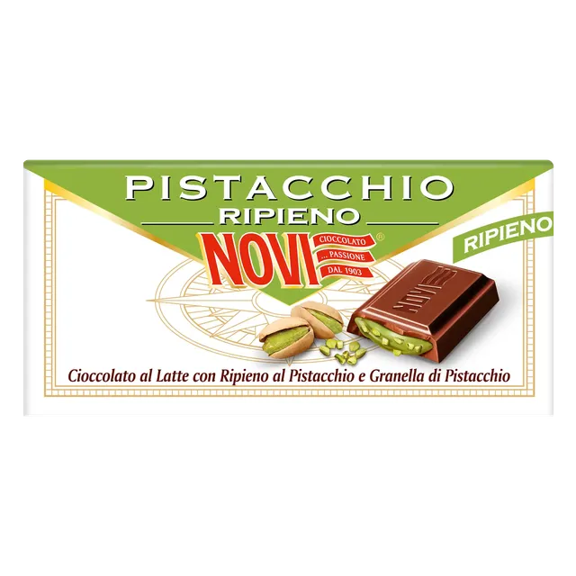 novi-tavoletta-latte-ripieno-pistacchio-105g-multistrato image 1