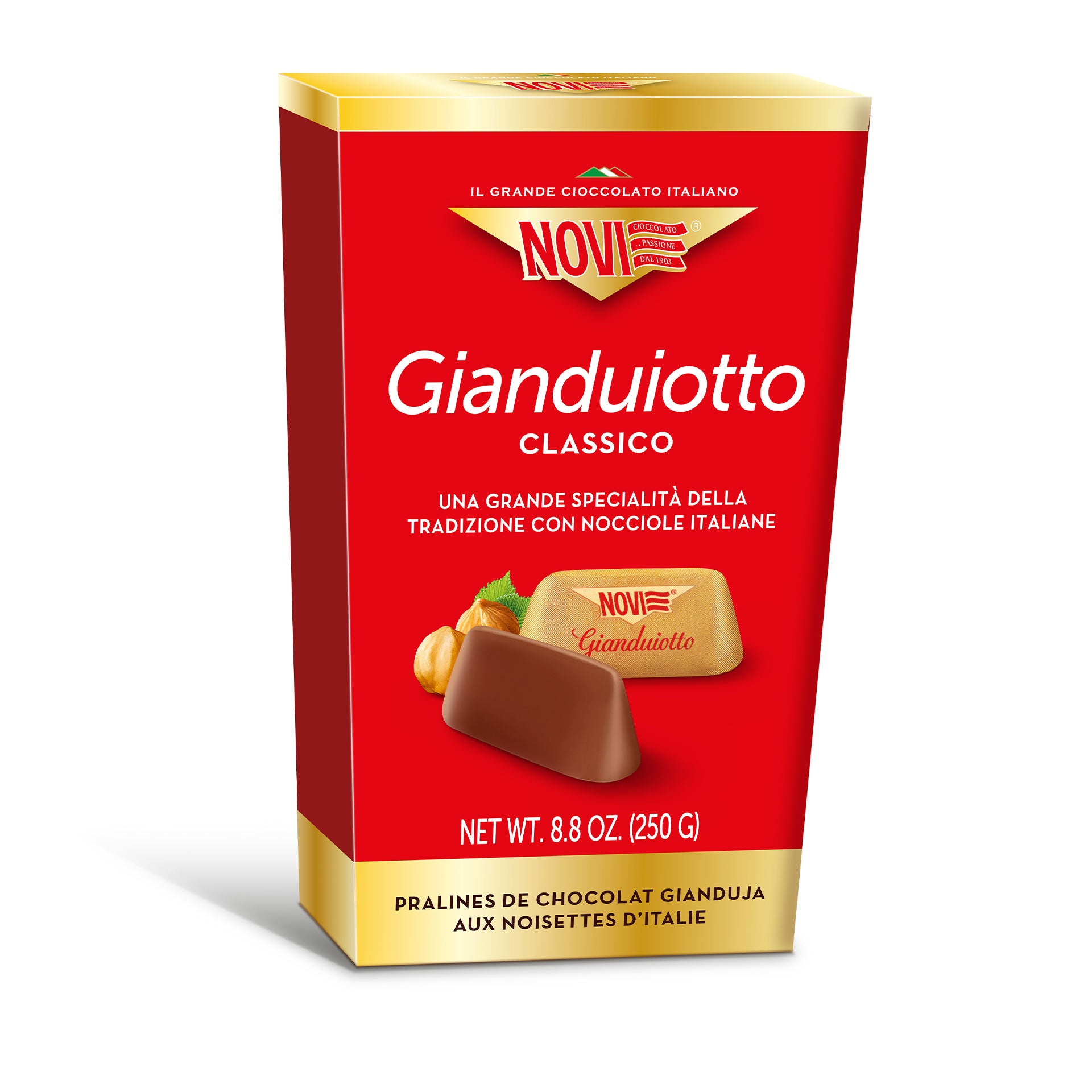 novi-astuccio-gianduiotto-classico-250g image 1