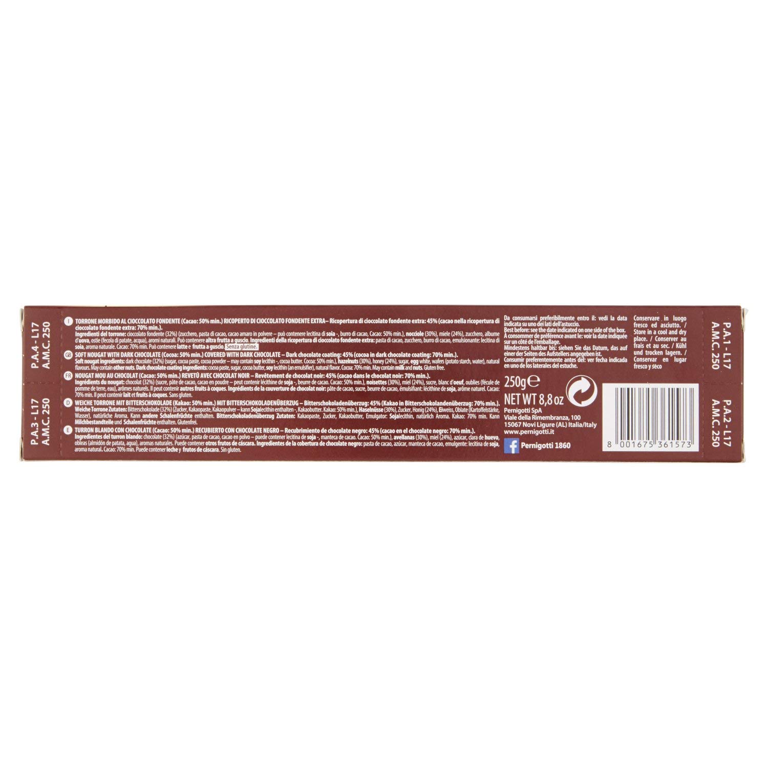 pernigotti-torrone-amor-cioccolato-torrone-nocciole-ricoperto-di-fondente-250-g image 3