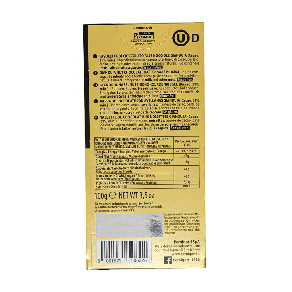 pernigotti-tavoletta-gianduia-classico-24-x-100-g-2-4-kg image 2