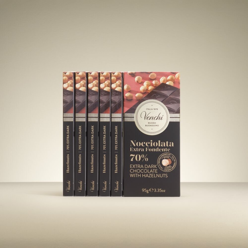 venchi-tavolette-fondente-70-e-nocciole-bundle-6-x-95-g image 1