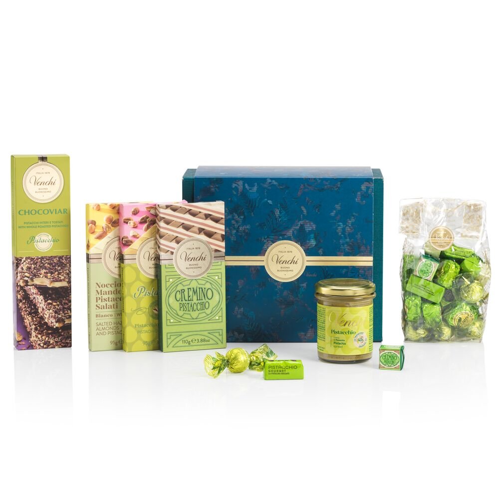 venchi-scrigno-regalo-degustazione-cioccolato-pistacchio-maxi-1-kg image 2