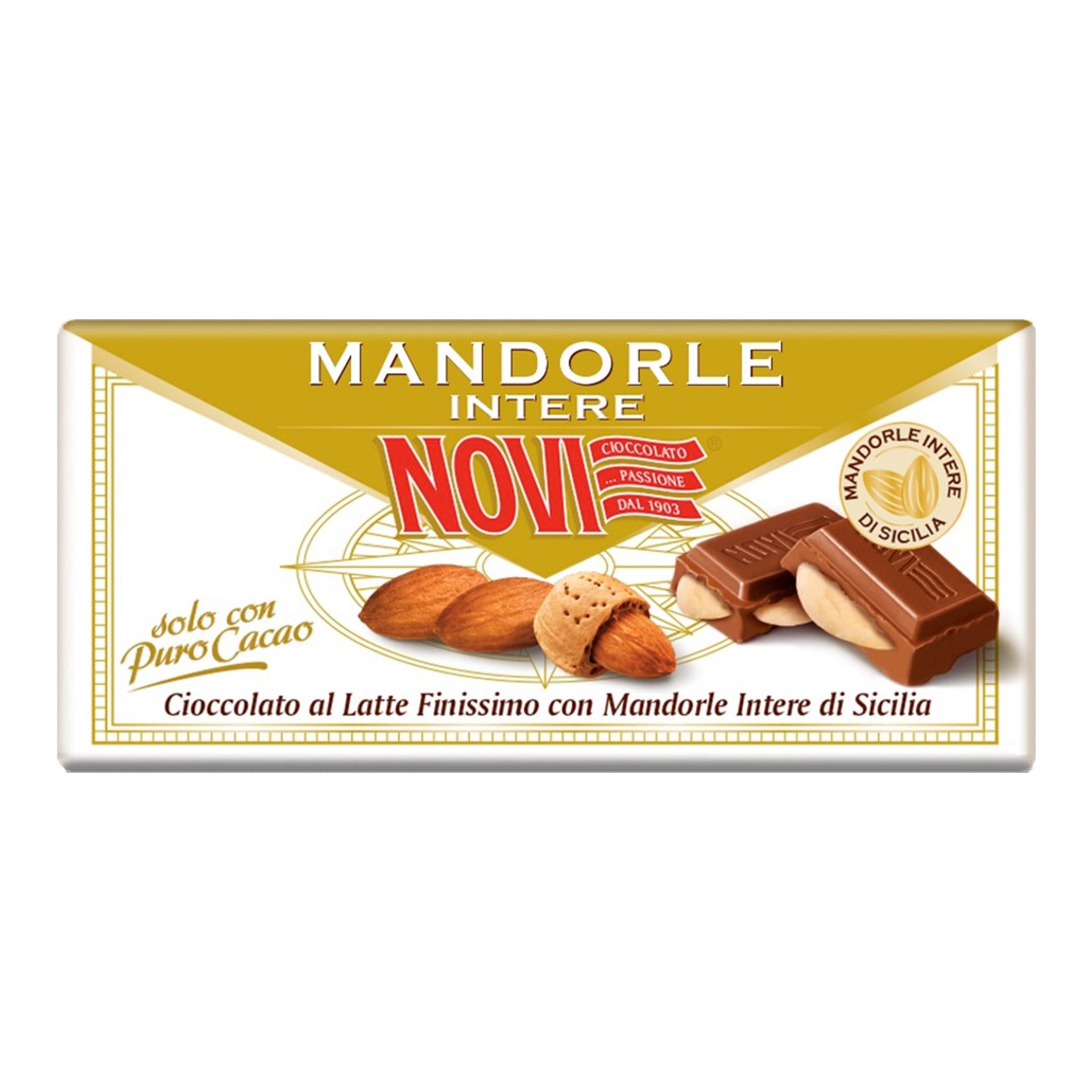 novi-tavoletta-latte-e-mandorle-intere-di-sicilia-100g image 1