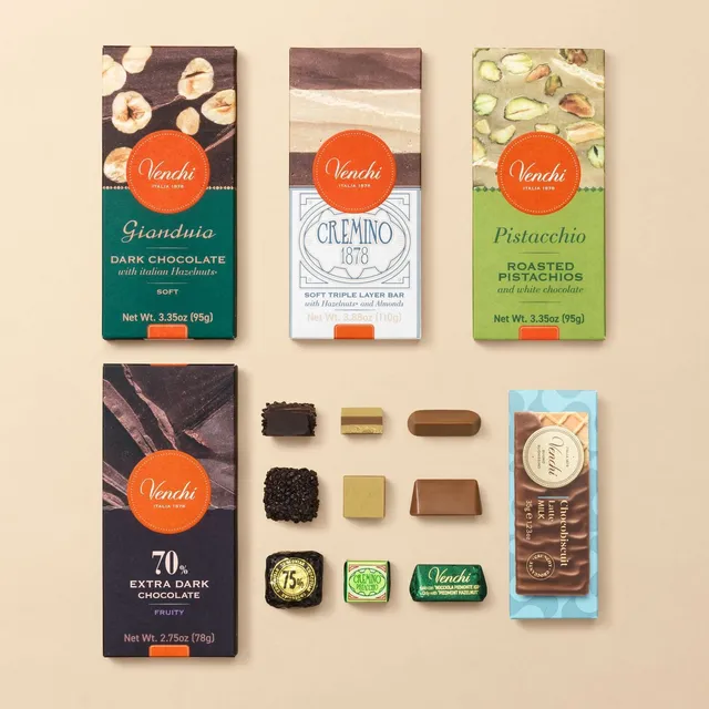 venchi-best-sellers-bundle-assortimento-cioccolato-gianduia-e-fondente image 1