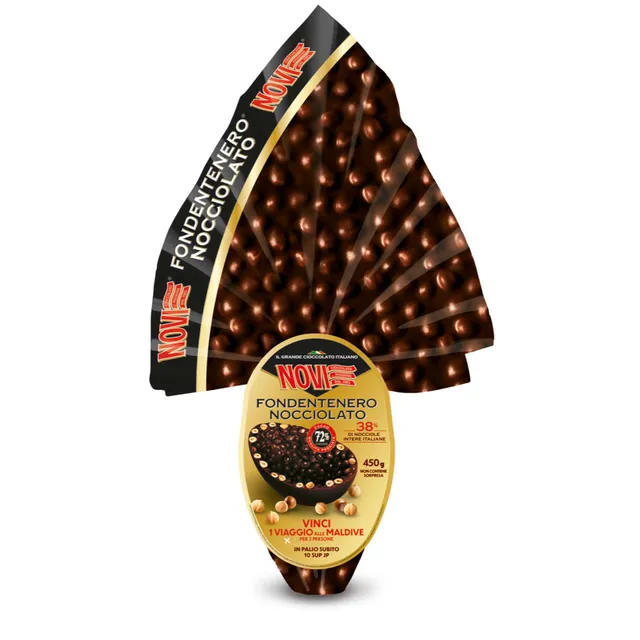 novi-fondentenero-uovo-di-pasqua-nocciolato-con-nocciole-intere-450g image 1
