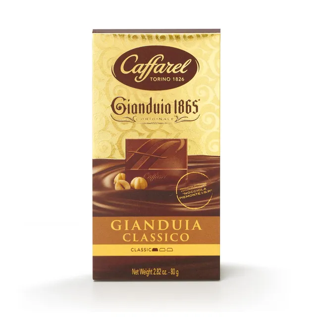 caffarel-gianduia-1865-tavoletta-cioccolato-gianduia-classica-80g image 1