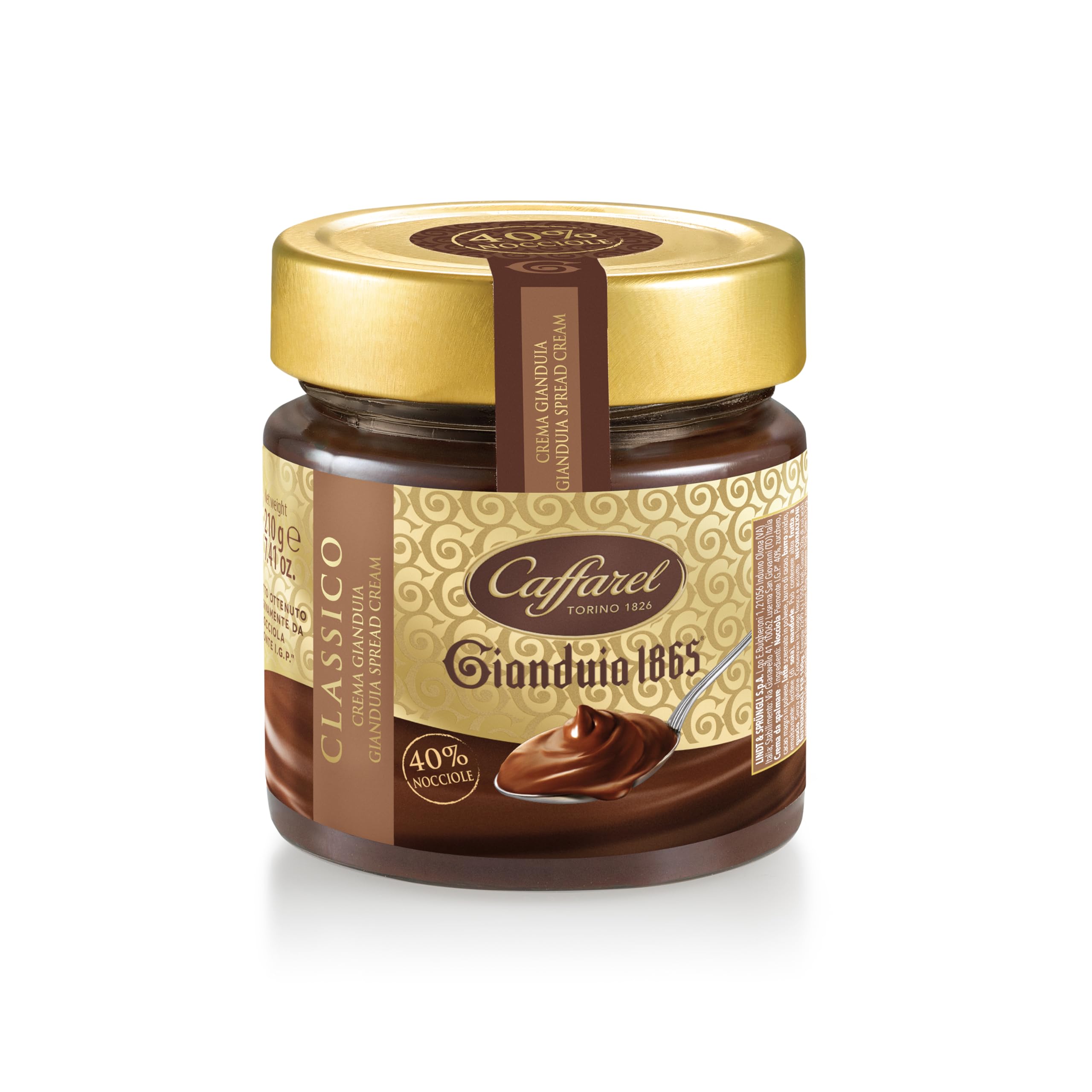 caffarel-gianduia-1865-crema-spalmabile-cioccolato-gianduia-210g image 1