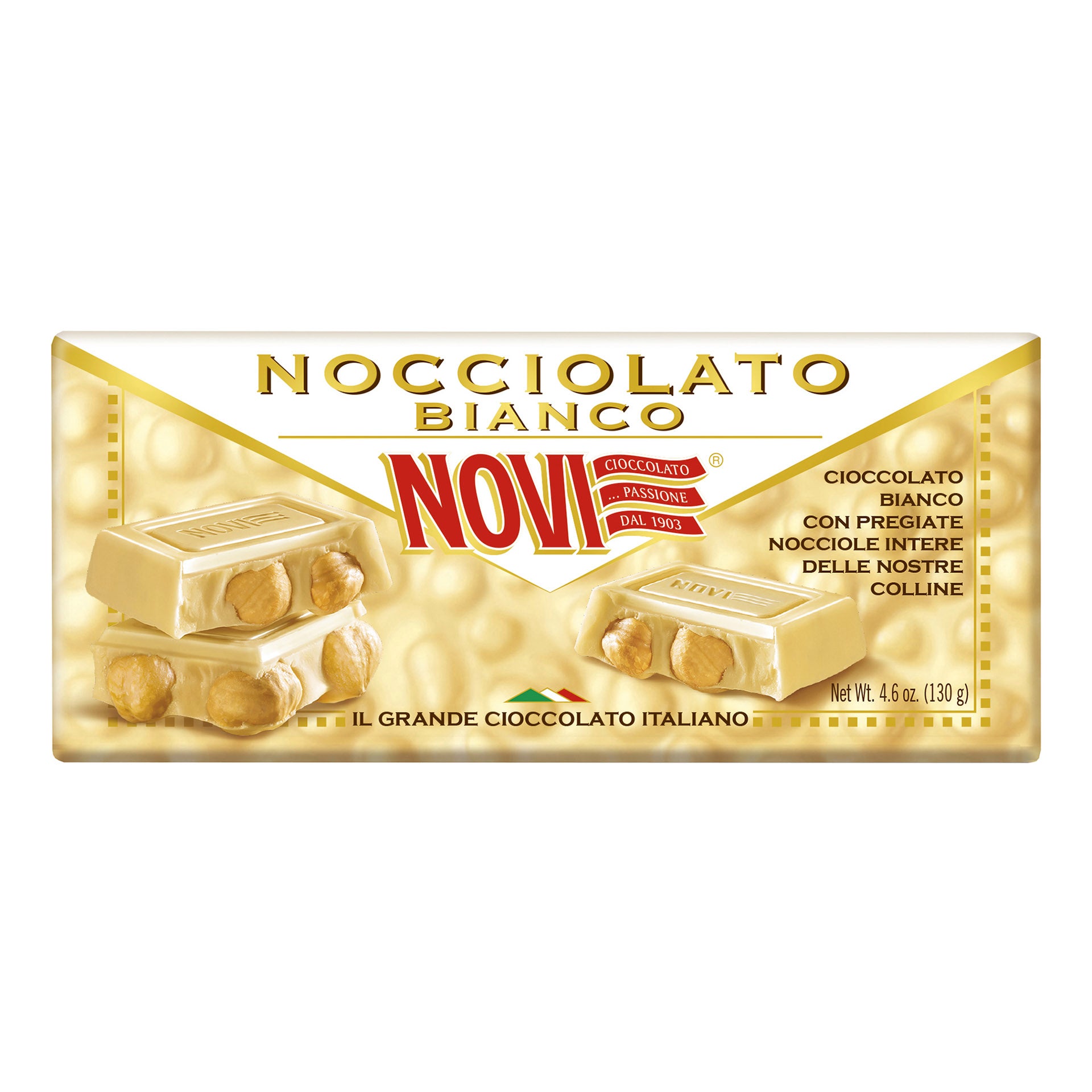 novi-nocciolato-bianco-tavoletta-nocciole-130g image 1