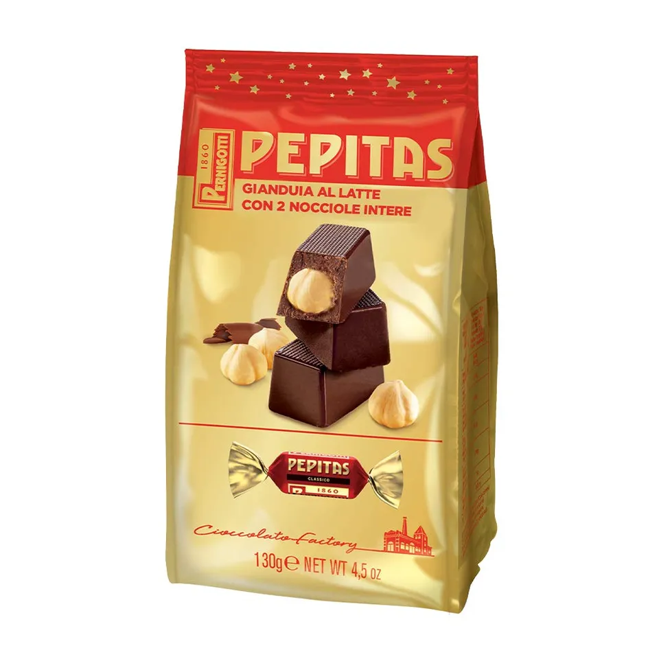 pernigotti-sacchetto-torroncini-pepitas-classici-al-gianduia-latte-con-nocciole- image 1