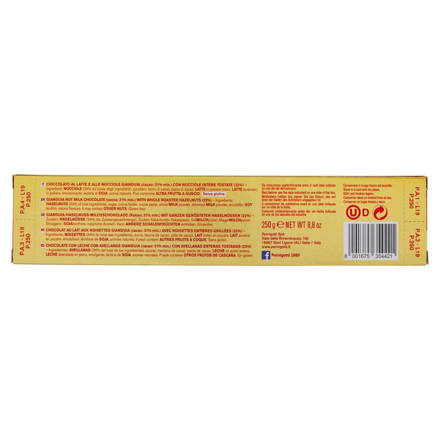 pernigotti-pepitas-classico-torrone-gianduia-latte-nocciole-250-g image 3