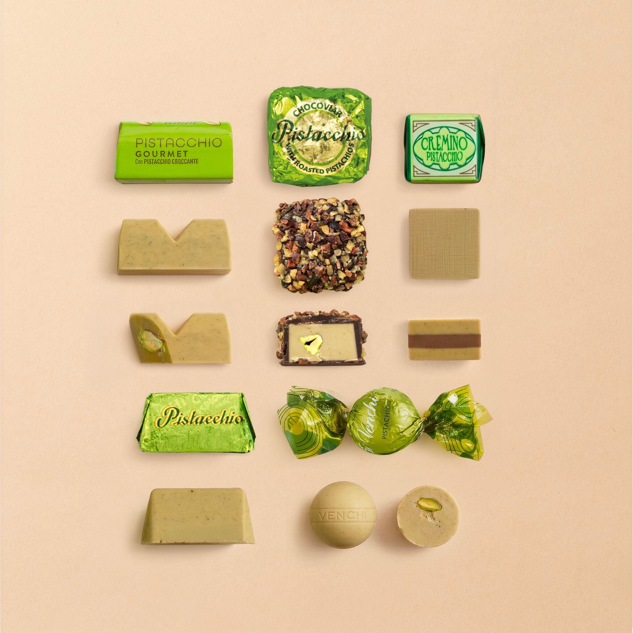 venchi-set-degustazione-cioccolatini-al-pistacchio-495-g image 1