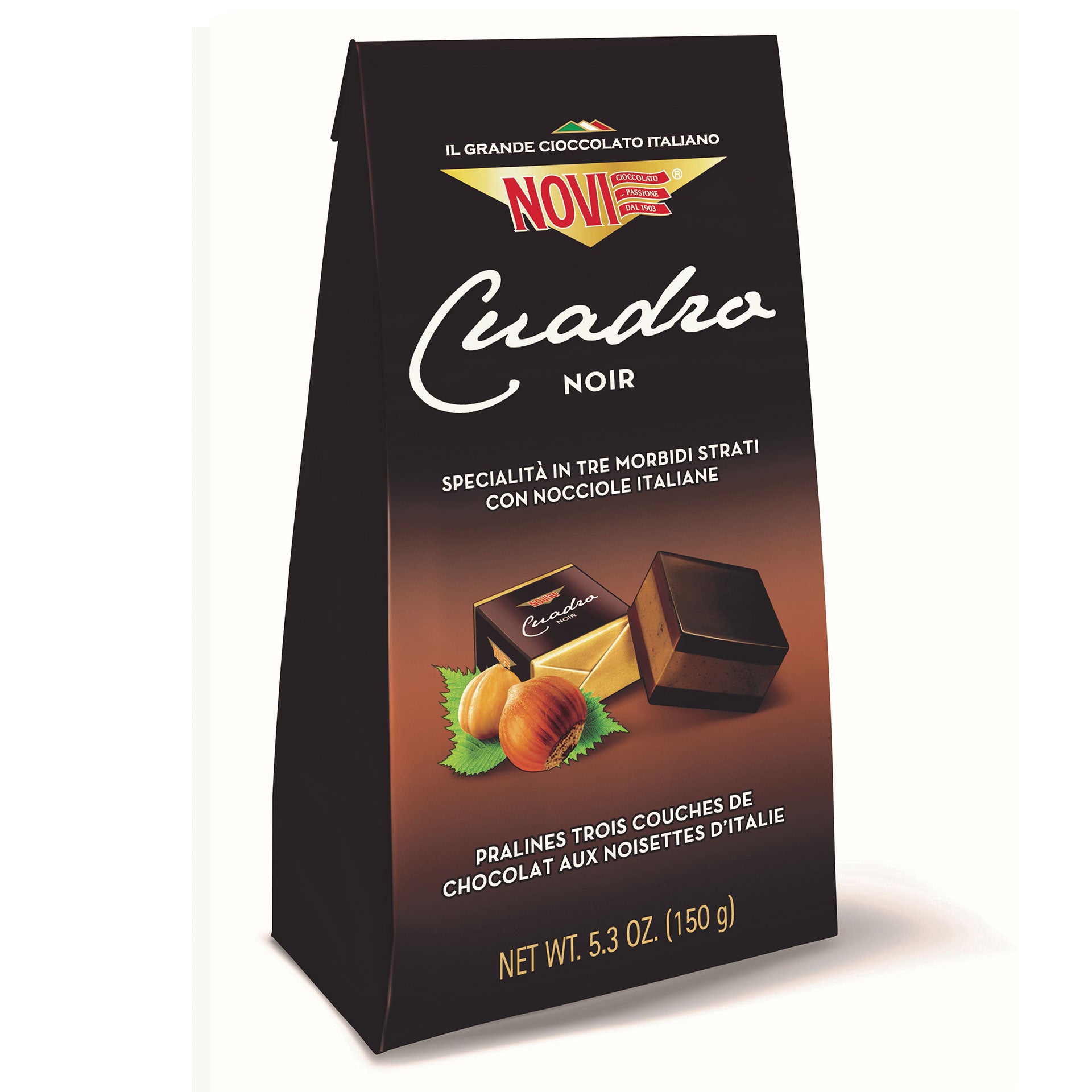 novi-cuadro-noir-busta-praline-150g image 1