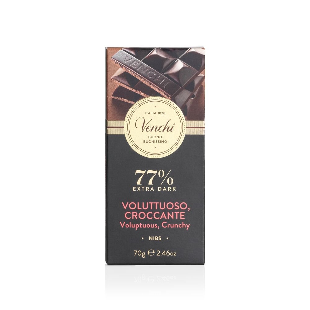 venchi-tavoletta-cioccolato-extra-fondente-77-con-nibs-70-g image 4