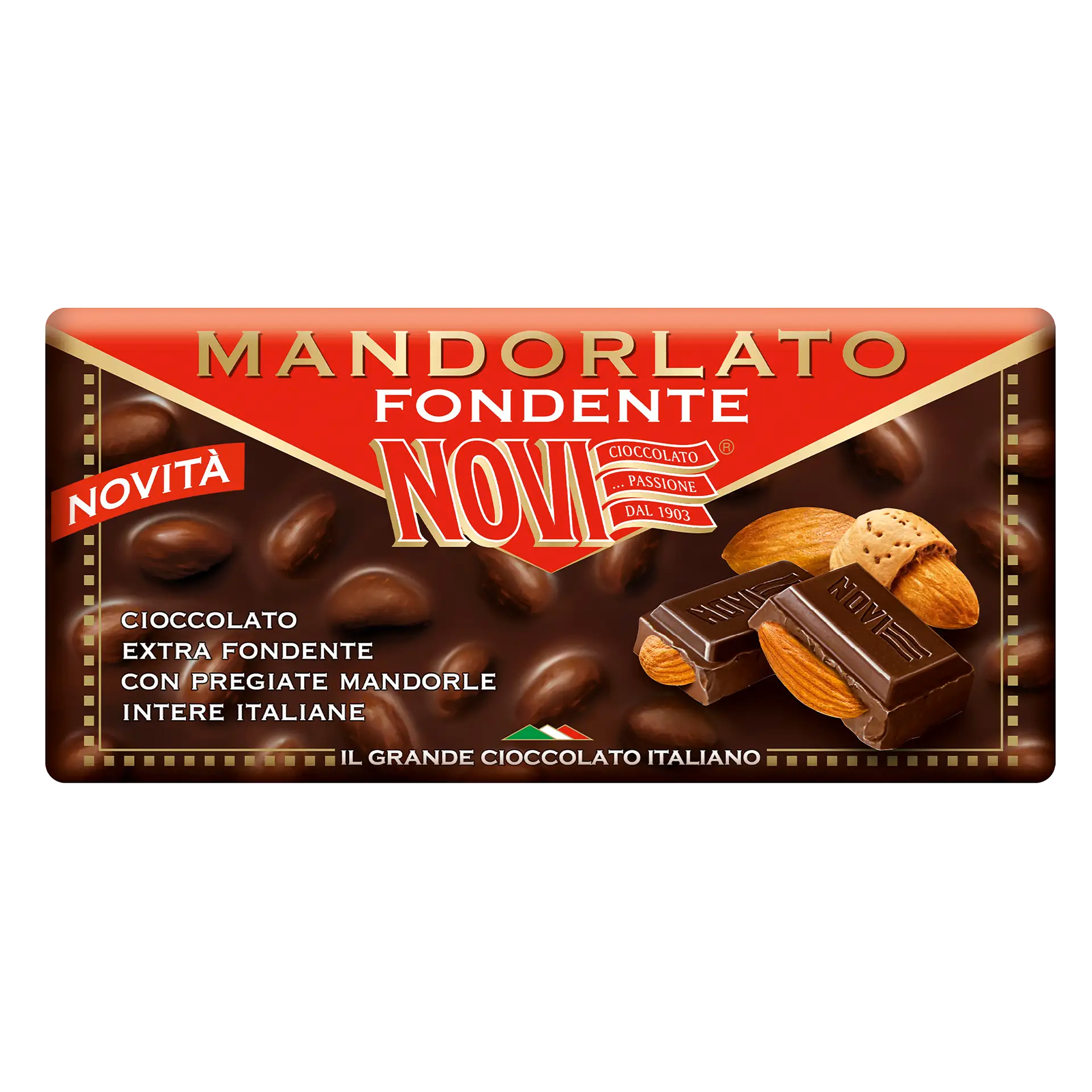 novi-tavoletta-mandorlato-fondente-con-mandorle-intere-100g image 1
