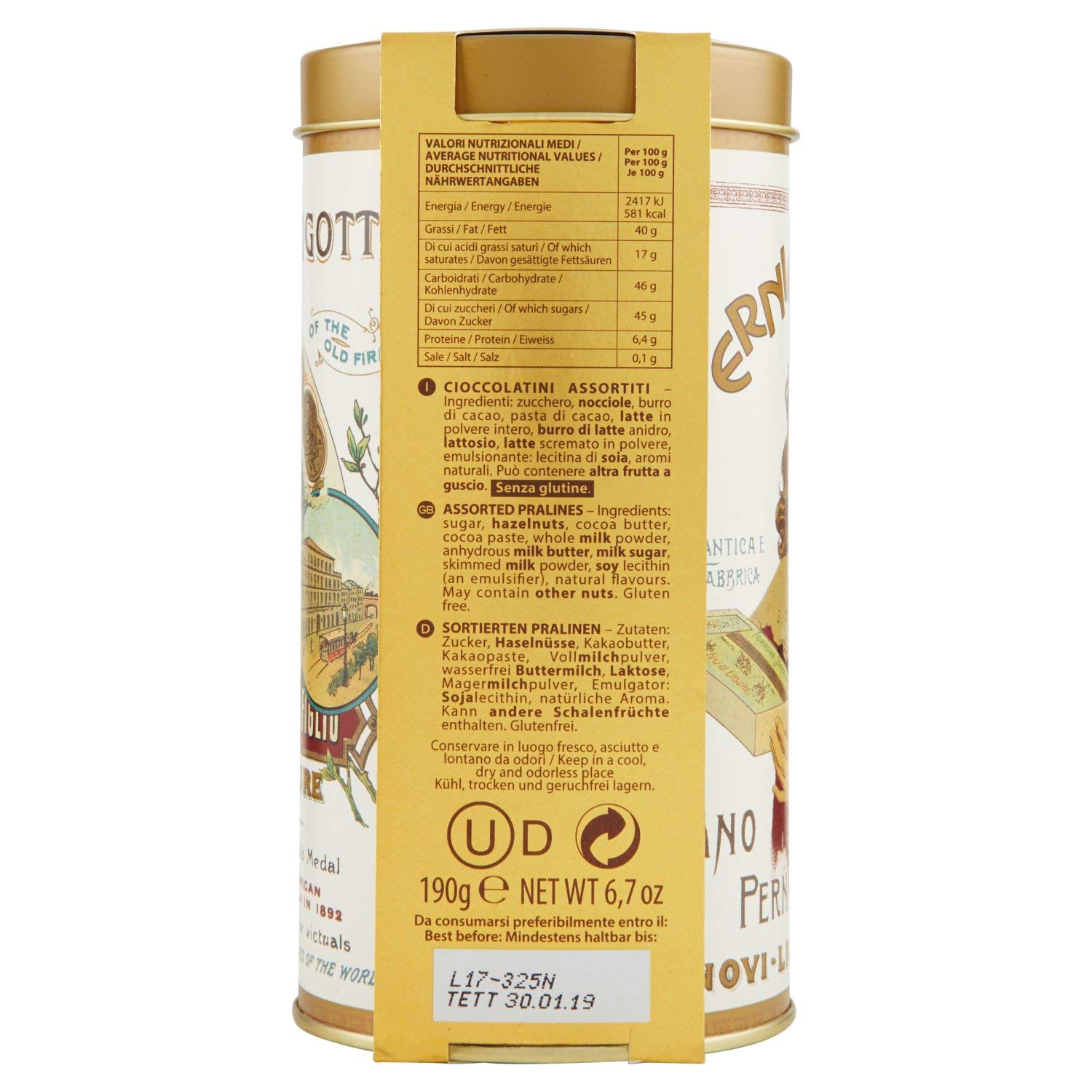 pernigotti-latta-vintage-regalo-gianduiotti-cremini-gemme-190g image 3