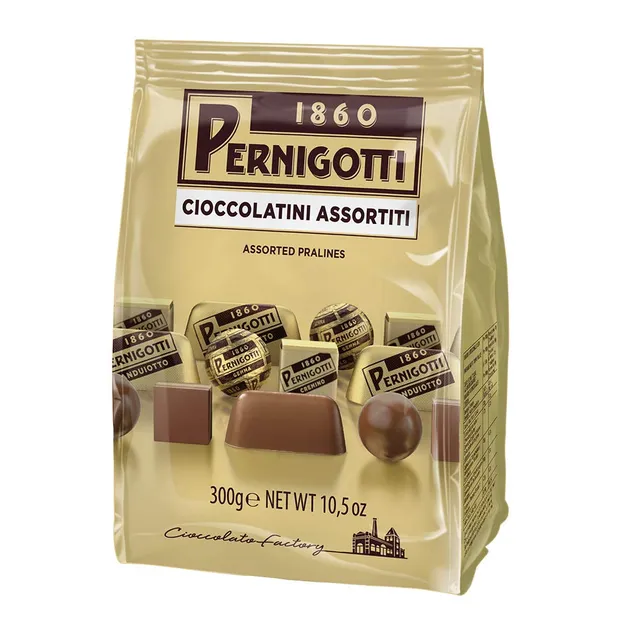 pernigotti-praline-cioccolatini-assortiti-gianduiotto-cremino-gemma-12-x-300-g image 1