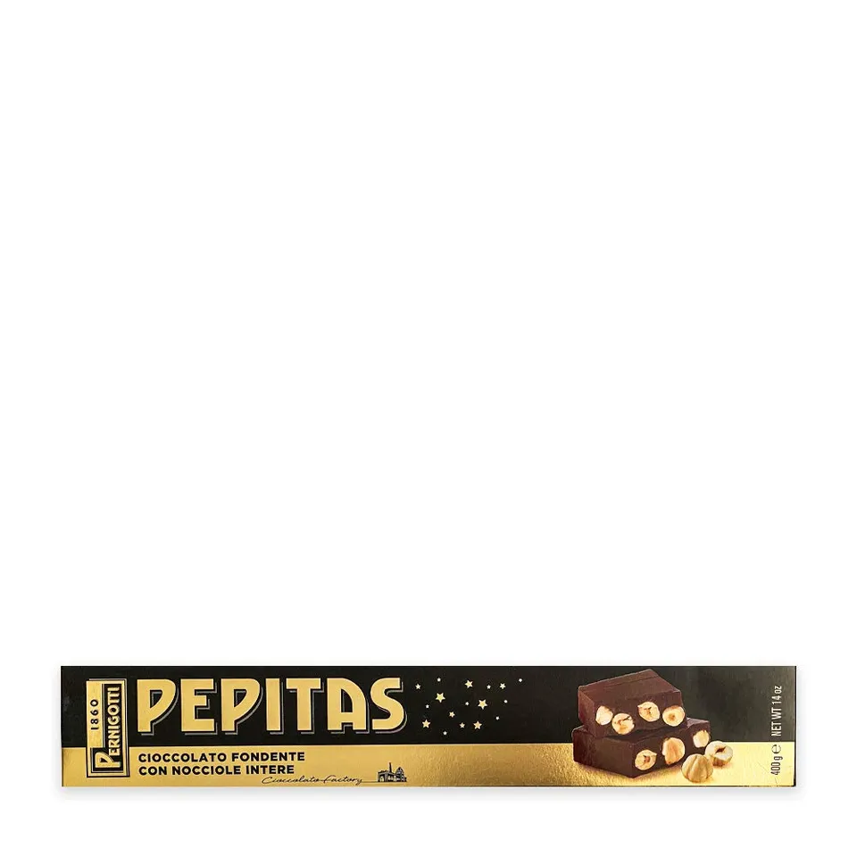pernigotti-torrone-pepitas-fondente-e-nocciole-6-x-400-g-2-4-kg image 1
