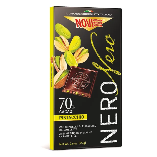 novi-nero-nero-pistacchio-croccante-tavoletta-fondente-70-75g image 1