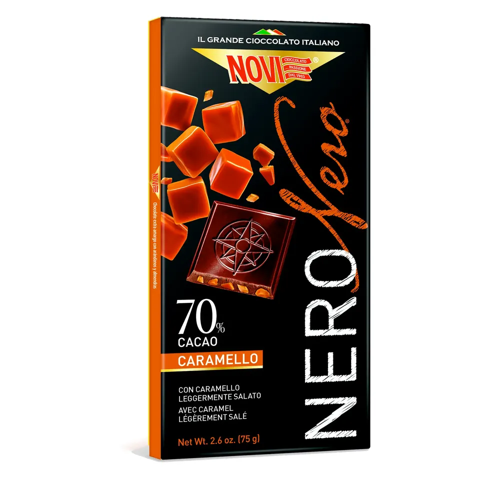 novi-nero-nero-tavoletta-extrafondente-70-con-caramello-75g image 1