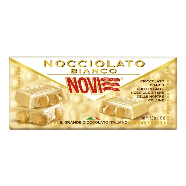 novi-nocciolato-bianco-tavoletta-nocciole-130g image 1