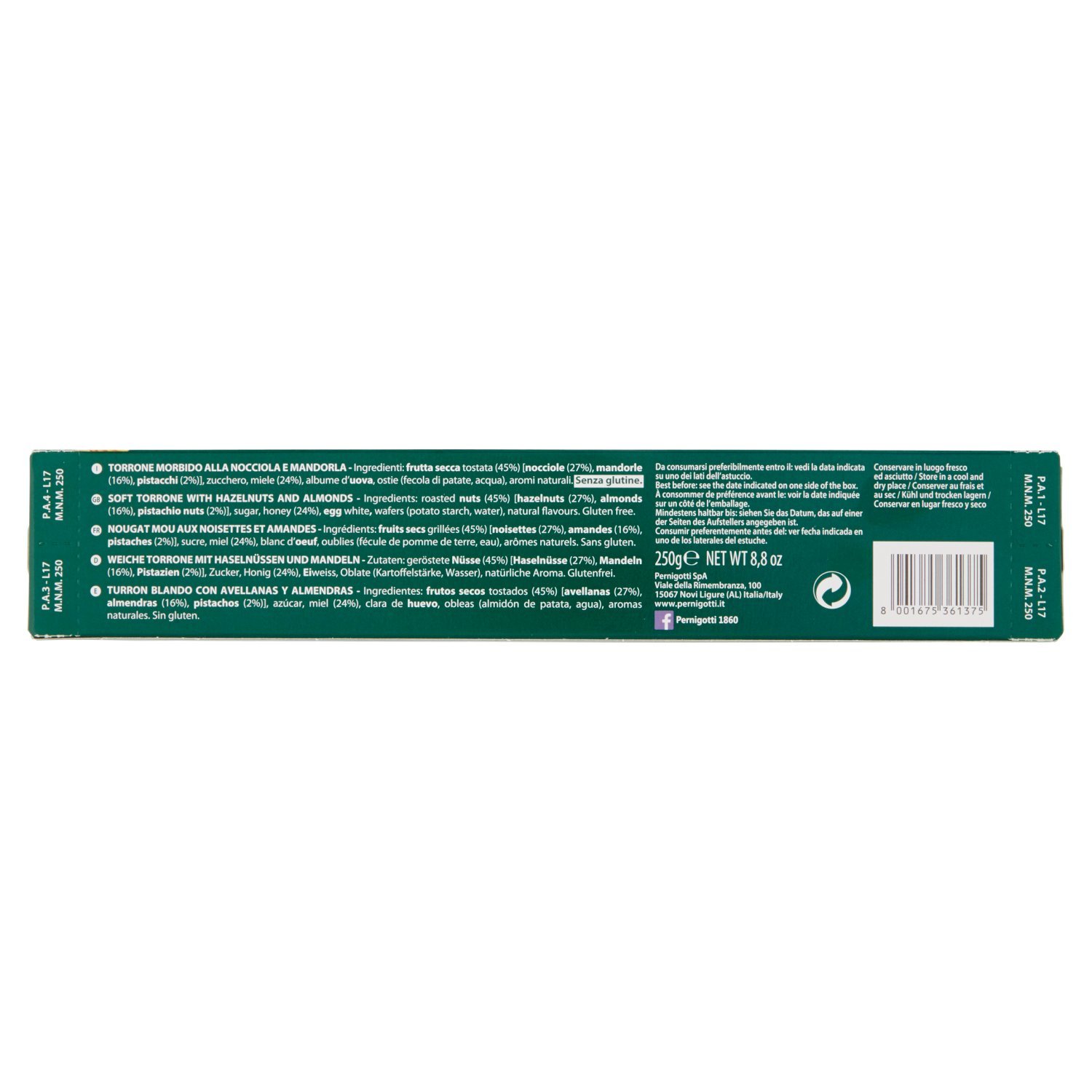 pernigotti-torrone-morbido-nocciola-e-mandorla-con-miele-250-g image 3