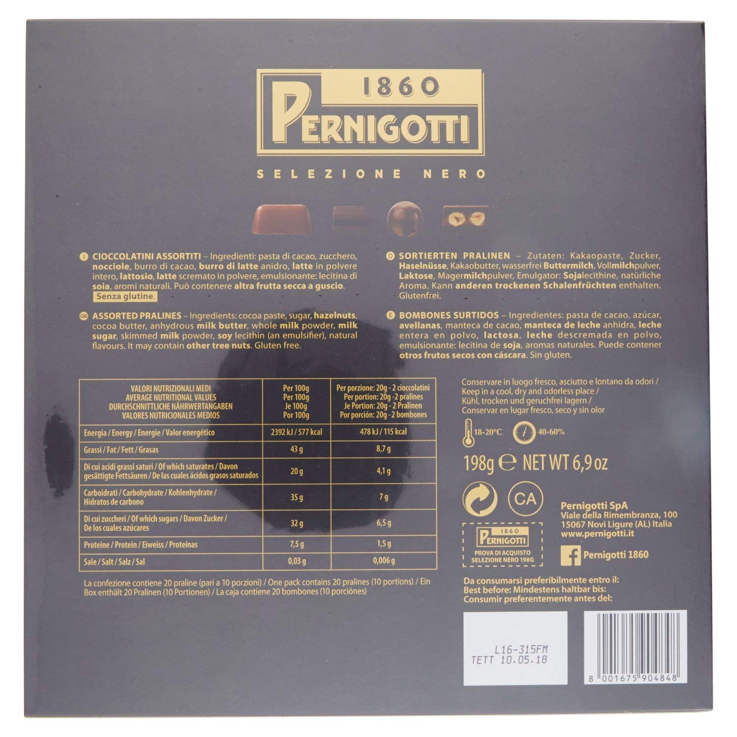 pernigotti-selezione-nero-scatola-regalo-gianduia-fondente-198-gr image 3