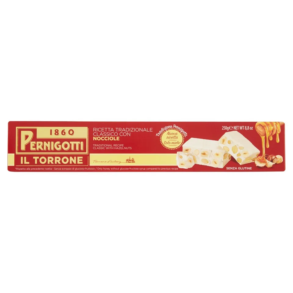 pernigotti-torrone-classico-alla-nocciola-con-miele-250-g image 1